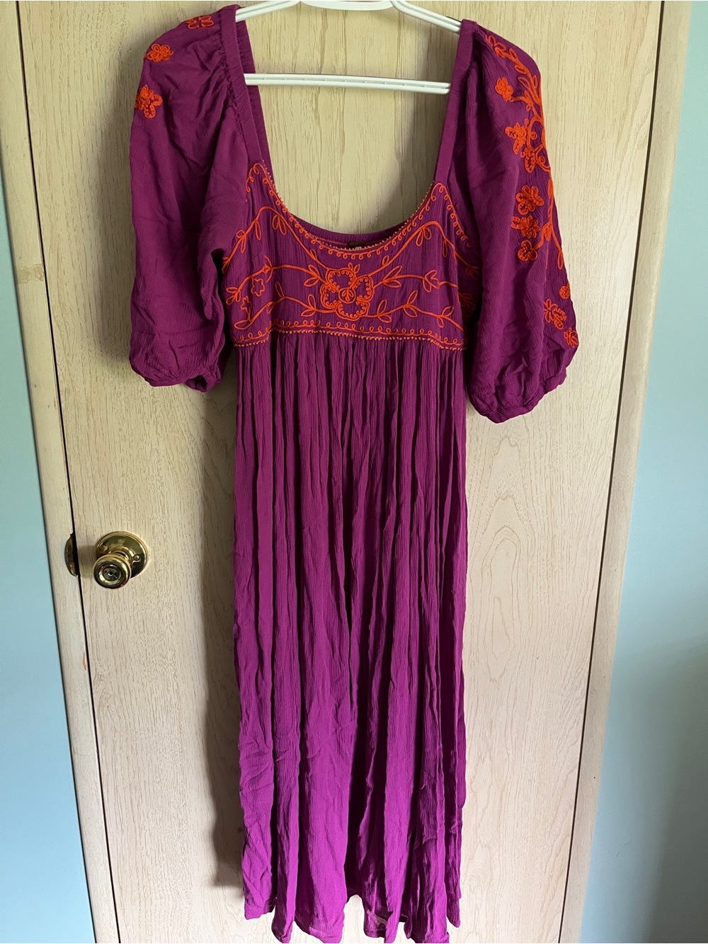 Free People Wedgewood Maxi Dress in Orchid Pavillion Size Med - Picture 4 of 13